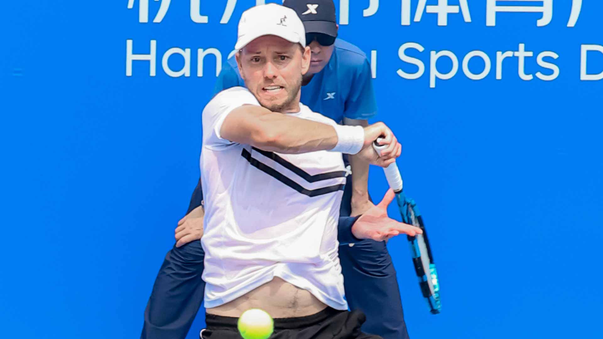 James Duckworth during the Hangzhou Challenger final.
