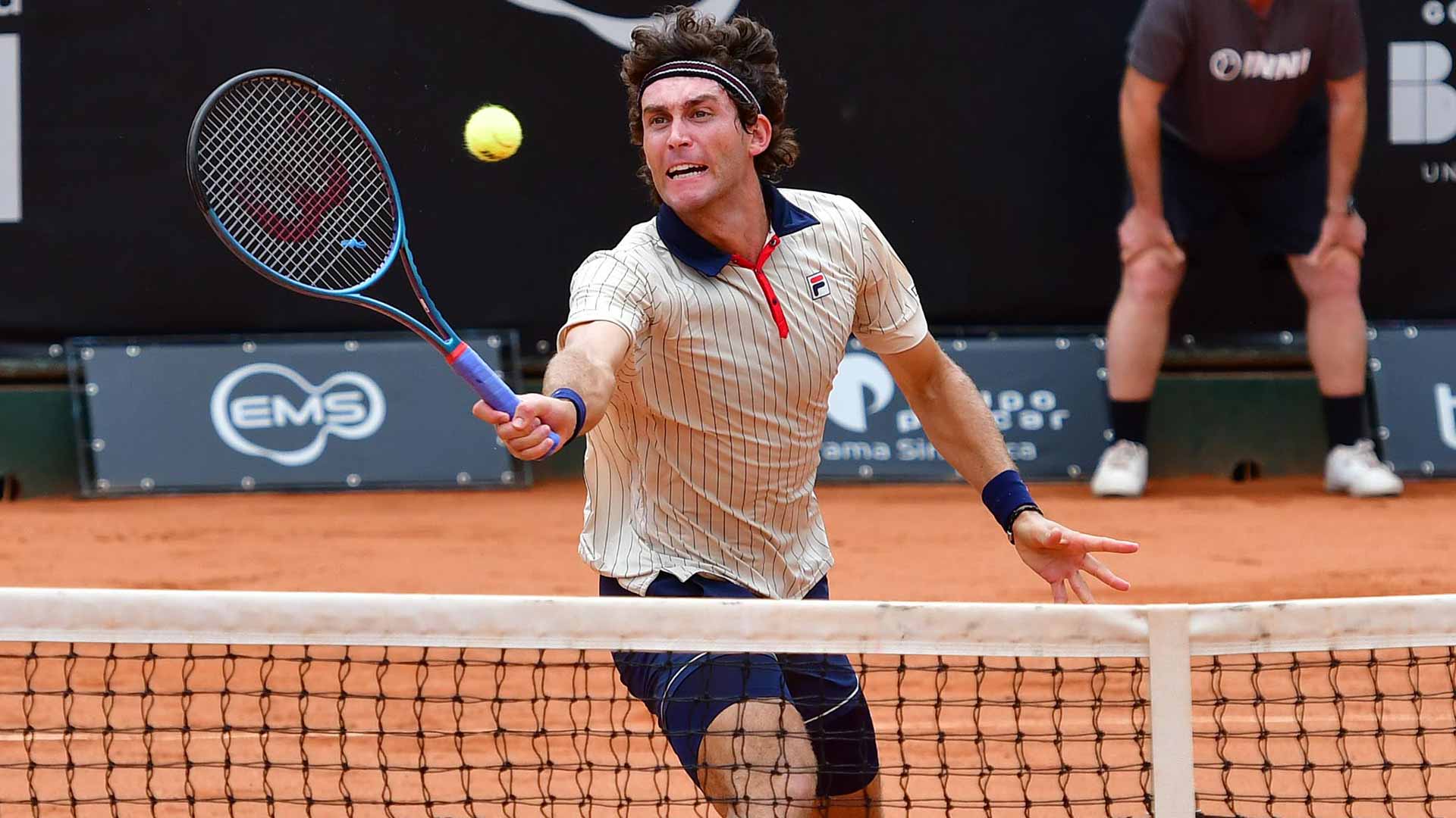 Tristan Boyer in action at the Campinas Challenger.