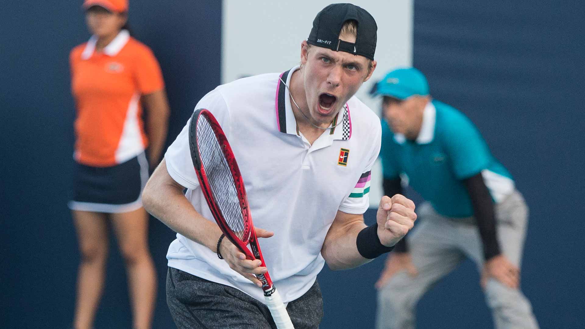 Denis Shapovalov beats Andrey Rublev at the Miami Open