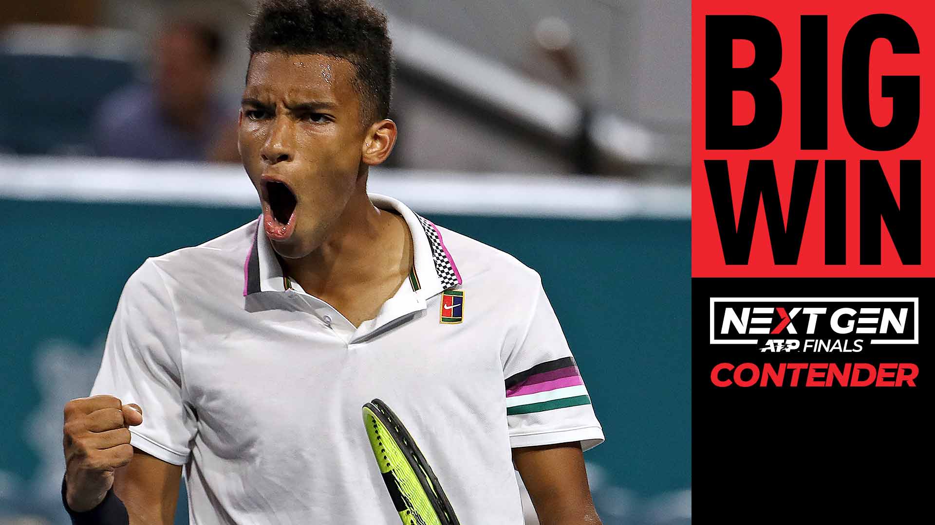 Felix Auger-Aliassime beats Borna Coric on Wednesday in Miami