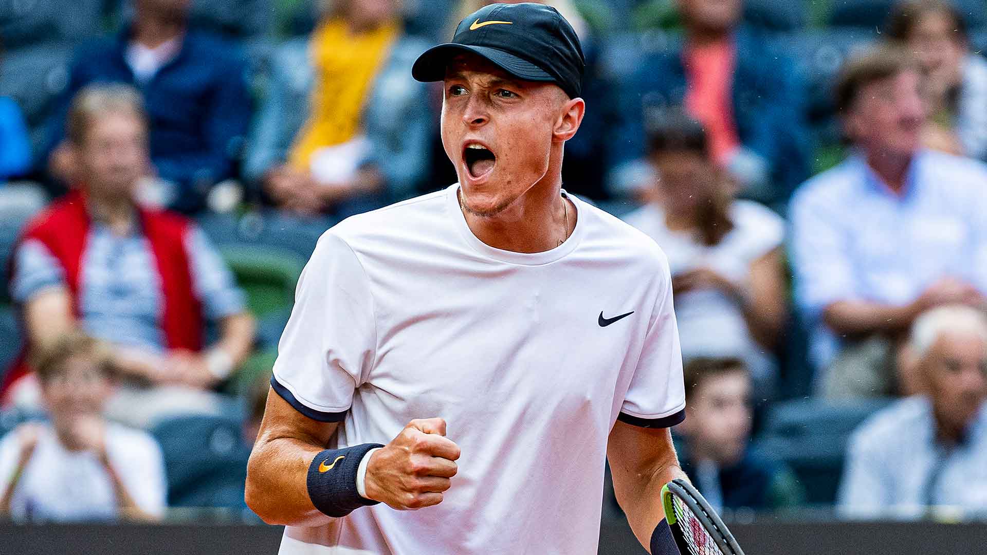 Rudolf Molleker gains his fourth tour-level win on Monday in Hamburg.