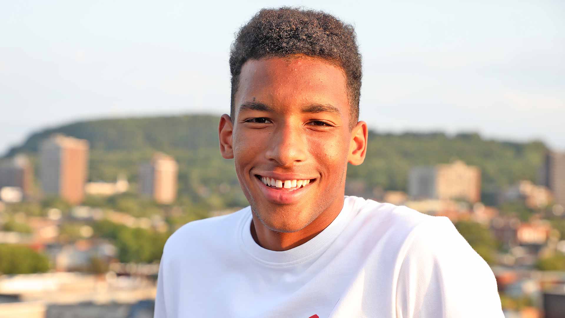 Felix Auger-Aliassime ahead of the 2019 Coupe Rogers in Montreal