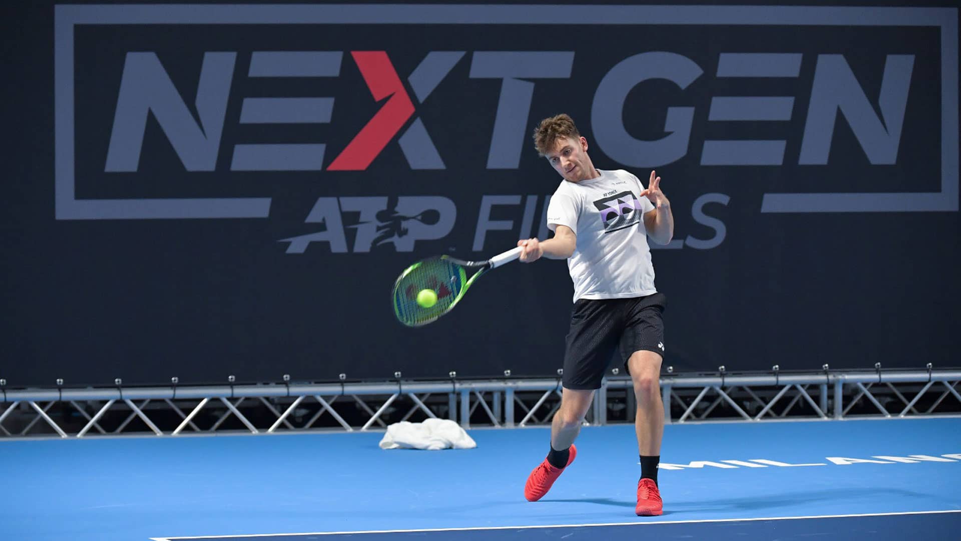 Casper Ruud prepares for the 2019 Next Gen ATP Finals