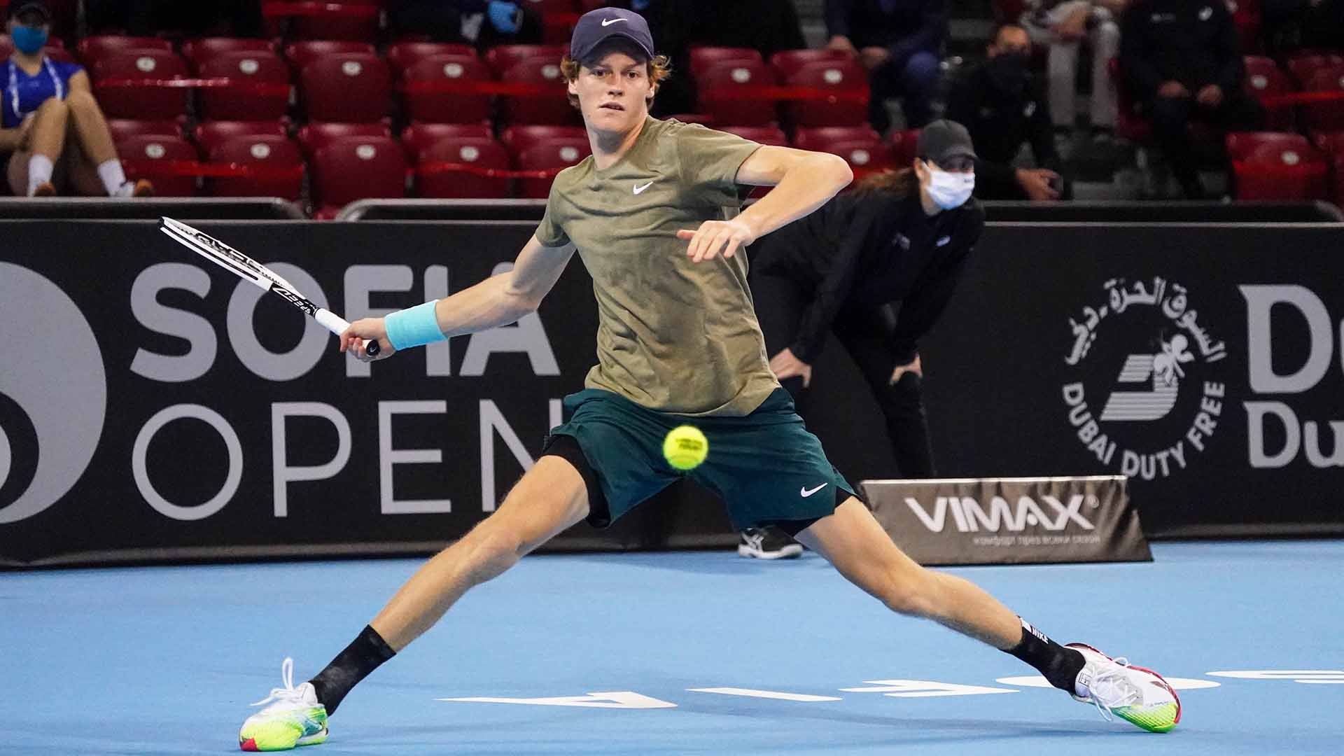 Jannik Sinner owns an 18-11 tour-level record in 2020.