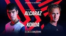 Alcaraz, Korda Look To Cap Breakout Seasons With Title