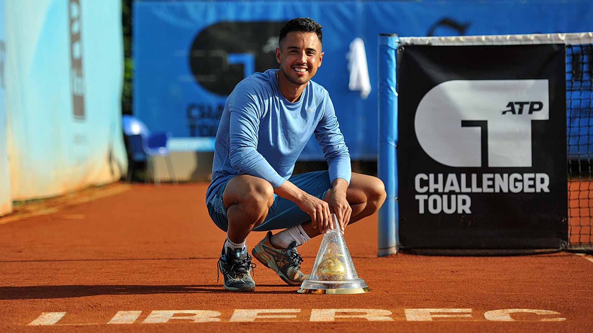 Hugo Dellien wins the Liberec Challenger.