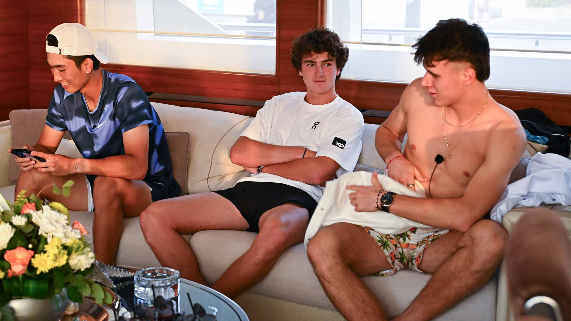 Shang Juncheng, Joao Fonseca and Jakub Mensik.