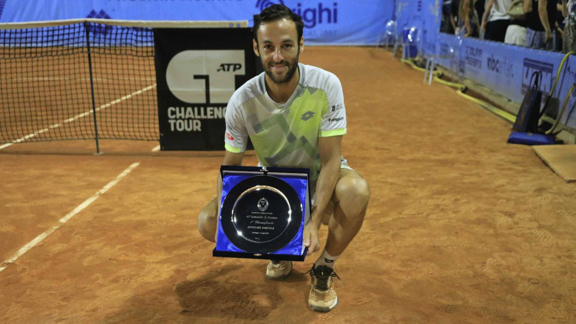 Stefano Travaglia wins the Modena Challenger.