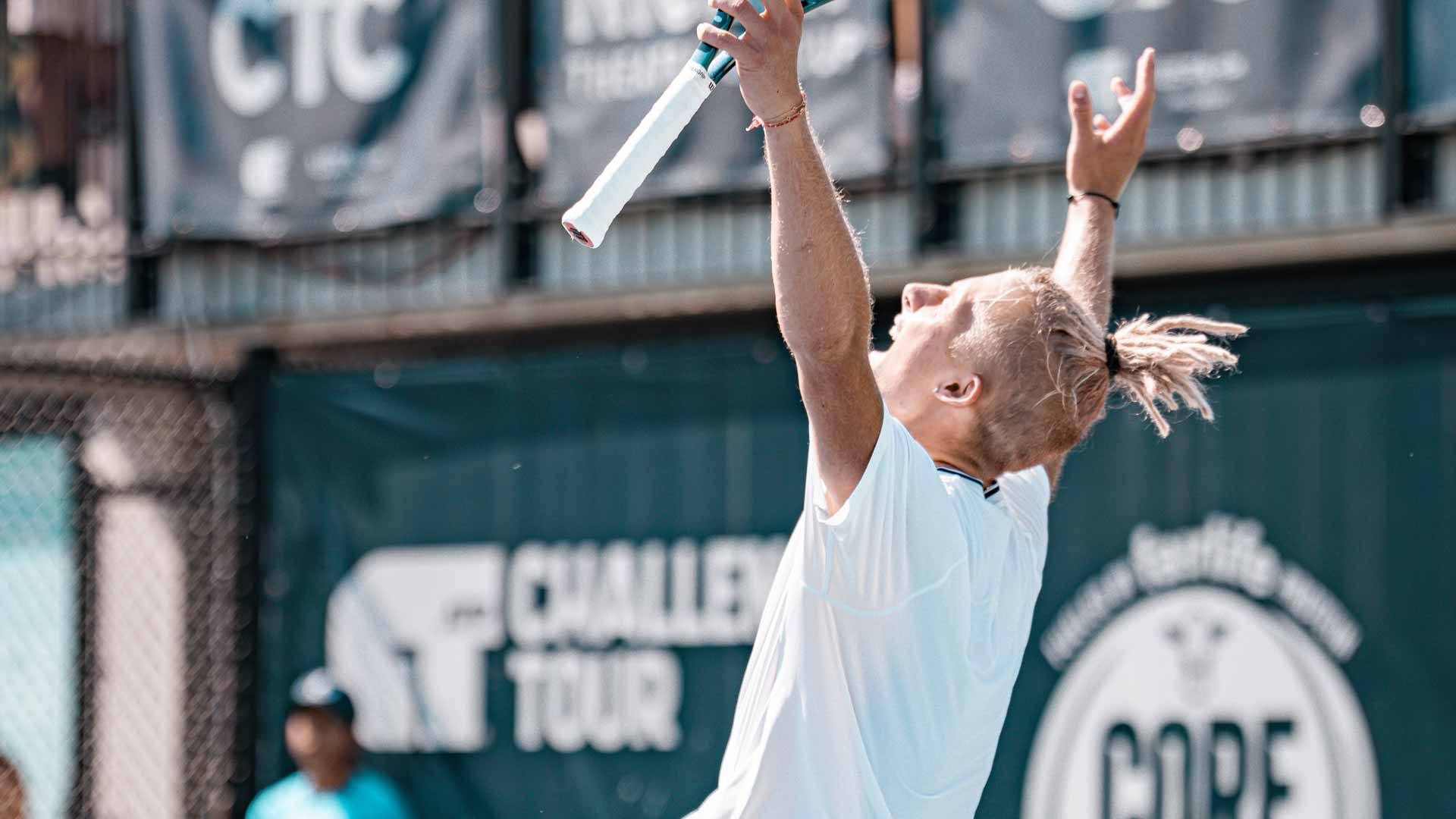 Mark Lajal wins the Bloomfield Hills Challenger.