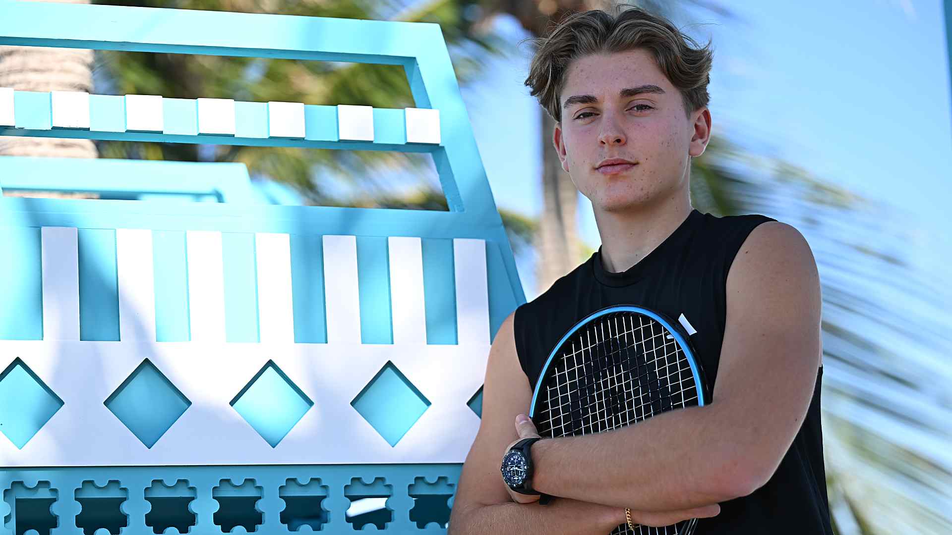 Justin Engel ahead of the 2025 Next Gen ATP Finals presented by PIF.