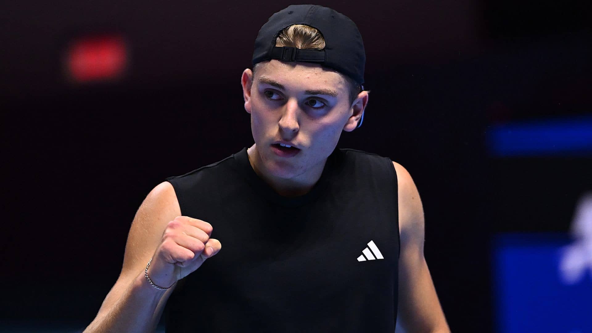 Justin Engel at the Next Gen ATP Finals presented by PIF.