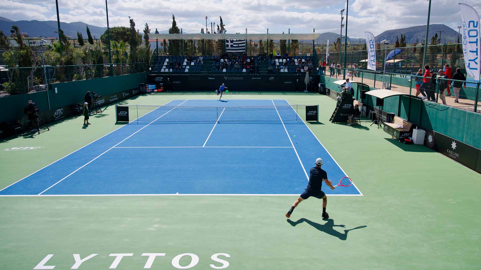 Sunday's final at the Crete Challenger.