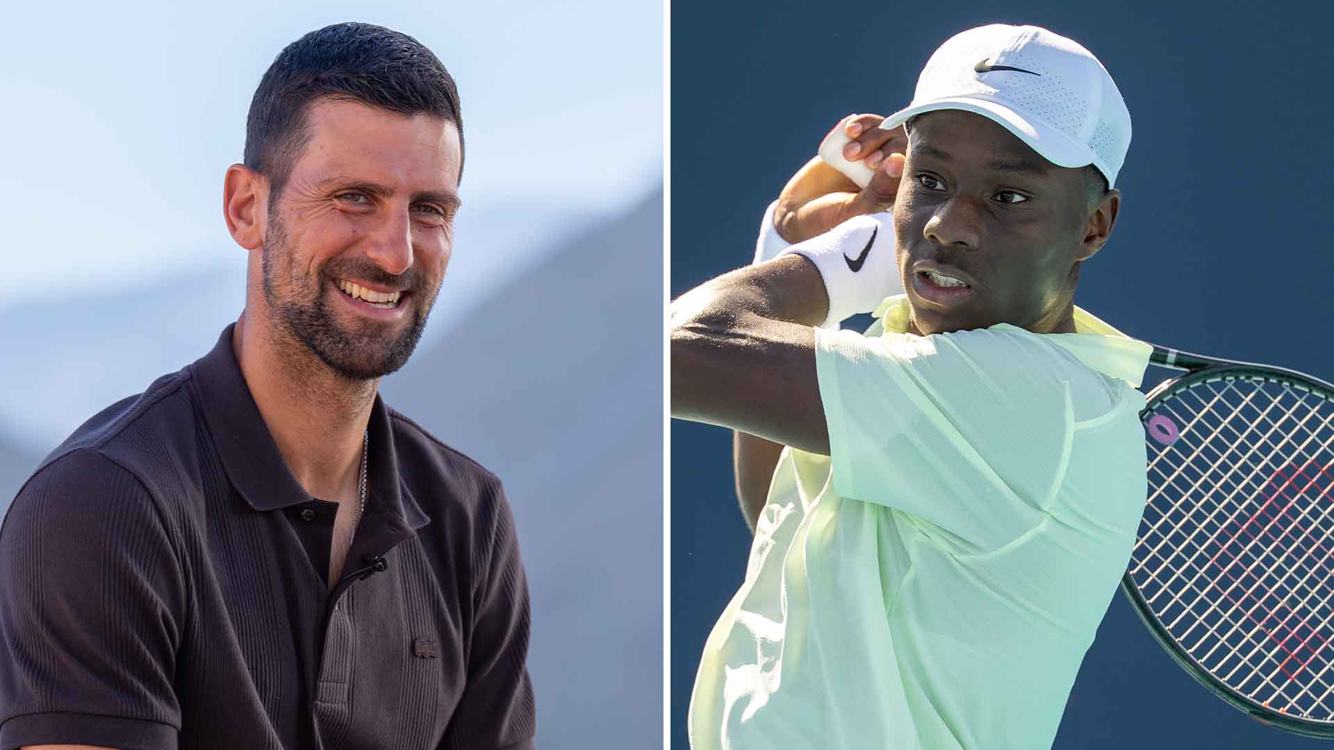 Djokovic congratulates 17 y.o. Kouame, who says 'I don't know what to reply!'