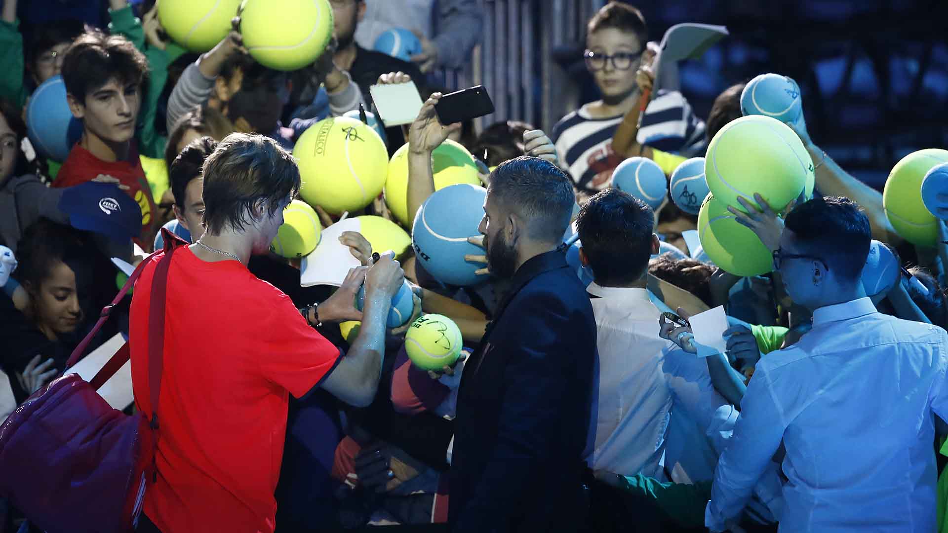 Rublev Milan 2018 Thursday Autographs